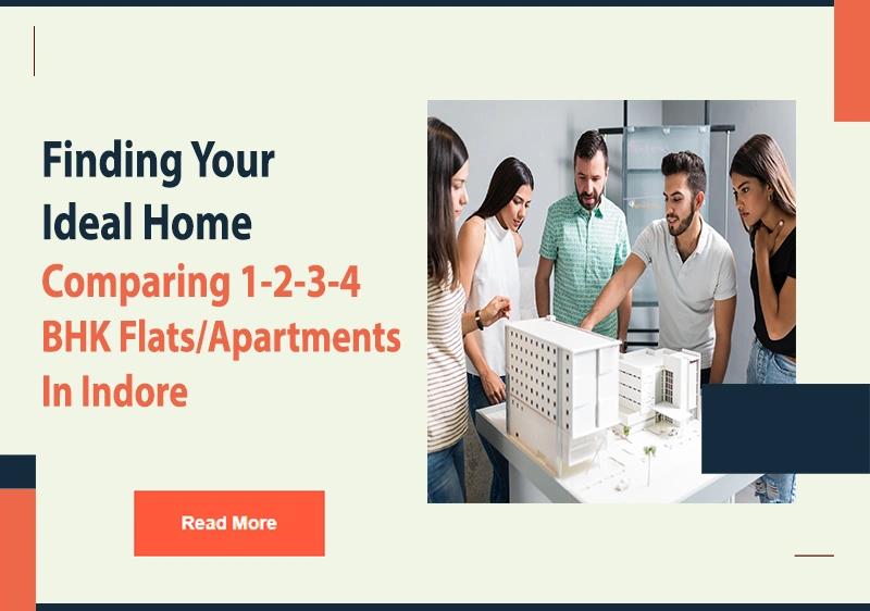Comparing 1 2 3 and 4 BHK flats in Indore to choose the ideal home based on space budget and lifestyle needs