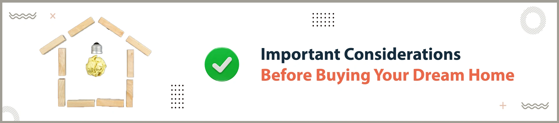 Home buying checklist showing key factors like budget location and legal verification for making a smart property decision