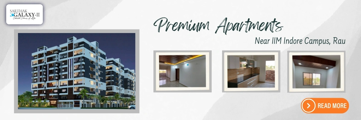 Modern apartments in Rau Indore near IIM with multi storey building design and comfortable residential living