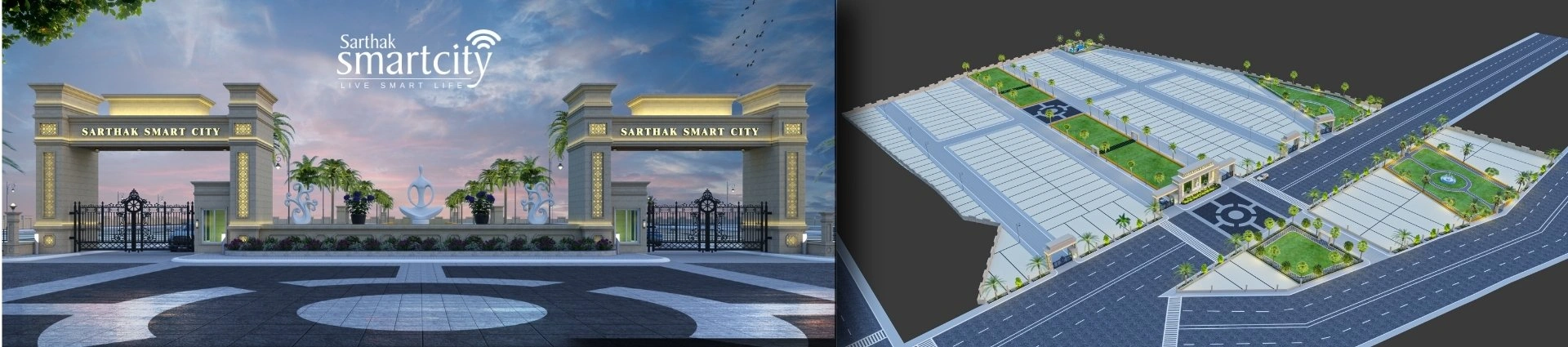 Eco friendly residential plots in Pithampur Indore with green surroundings and planned township for future investment