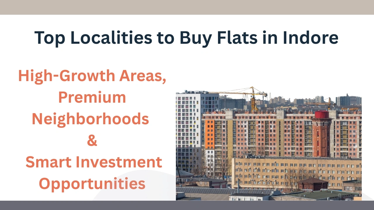 Top localities to buy flats in Indore showing high growth areas with good connectivity, lifestyle and investment potential