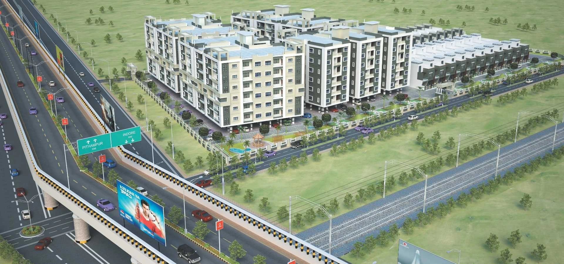 1 BHK flats in Rau, Indore with compact layouts ideal for affordable and comfortable living