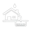 Rain water harvesting system in project for efficient water collection and reuse