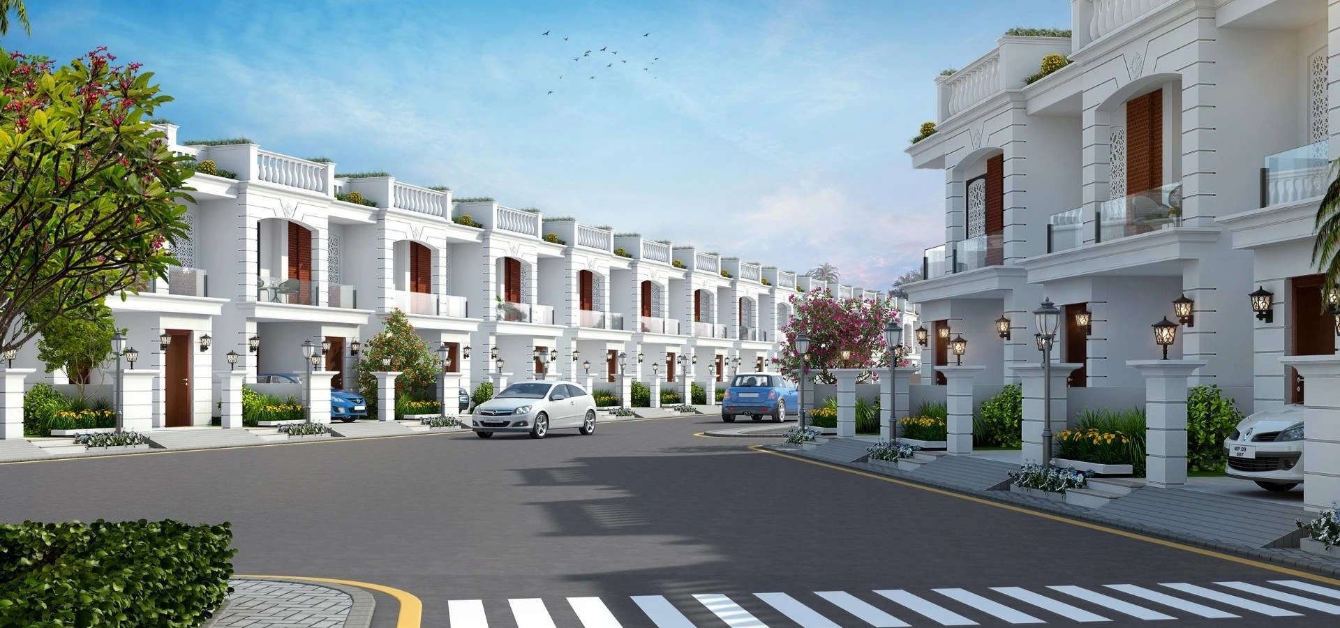 Row houses in Indore offering independent living with spacious layouts and modern lifestyle for families