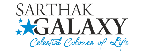 Sarthak Galaxy project logo for residential township in Rau Indore