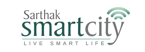 Sarthak Smart City logo – affordable residential and commercial plots in Pithampur with modern township amenities