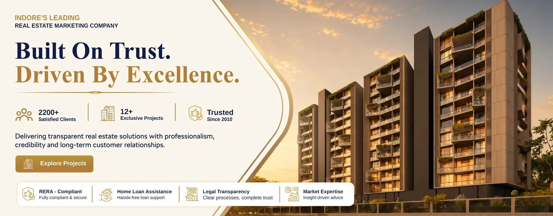 Premium residential real estate project showcased by Shree Katariya & Associates in Indore
