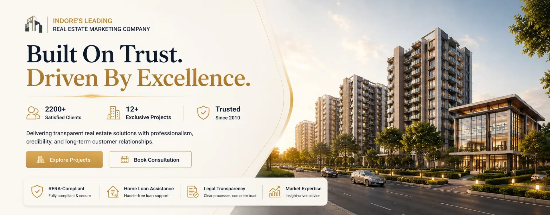 Premium residential real estate project showcased by Shree Katariya & Associates in Indore