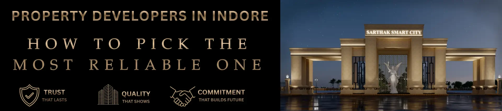 Premium residential property developers in Indore showcasing trusted real estate development and modern urban living