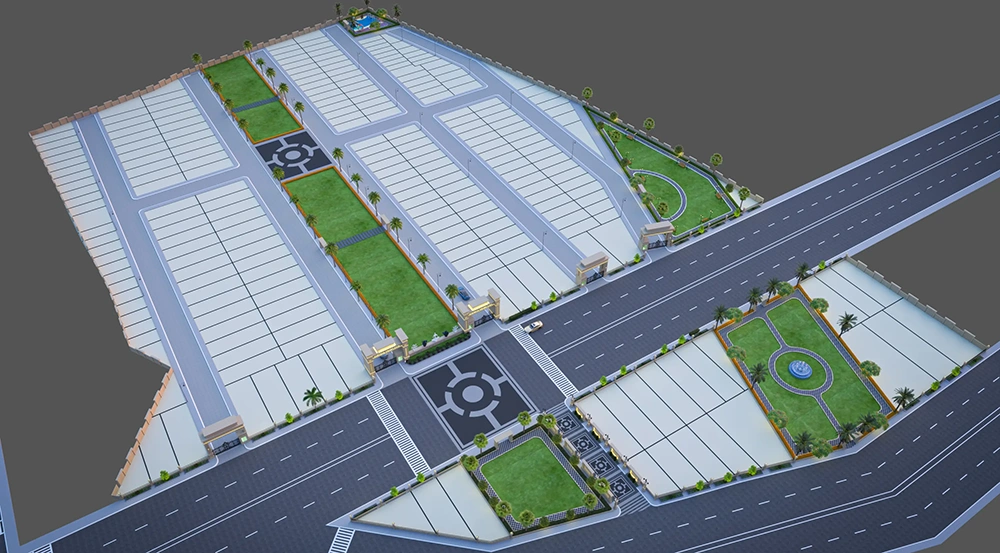Colony layout of Sarthak Smart City