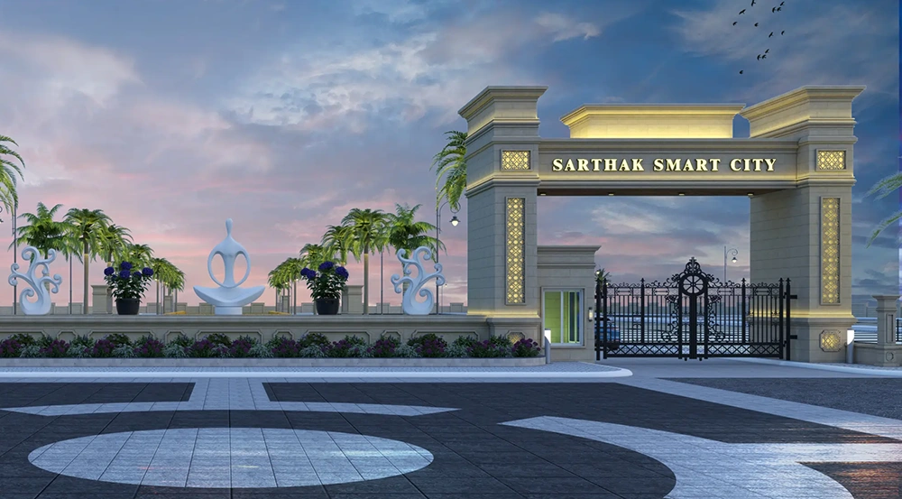 Sarthak Smart City main entrance gate